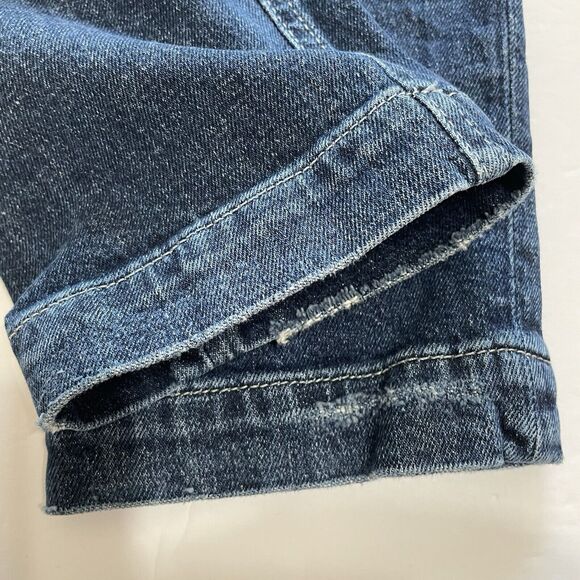 Pilcro Anthropologie High Rise Slim Jeans Women’s 26 Blue Button Fly Pockets - Picture 6 of 10